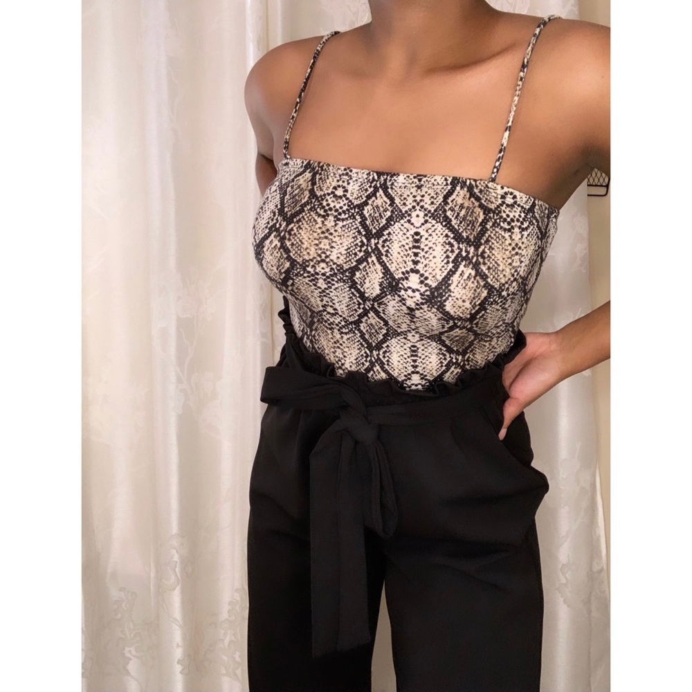 Snake Print Jumpsuit